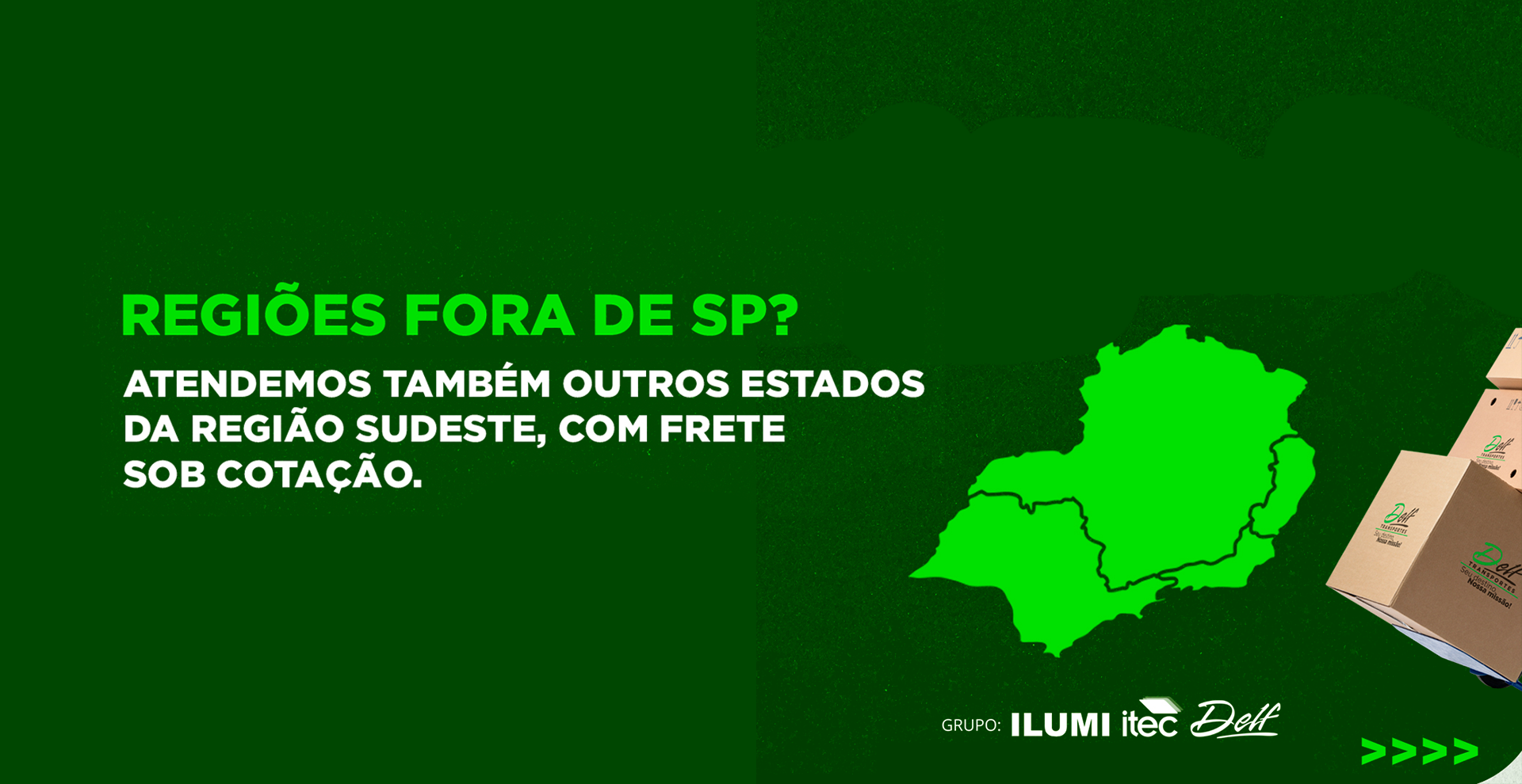 Atendemos também fora de São Paulo